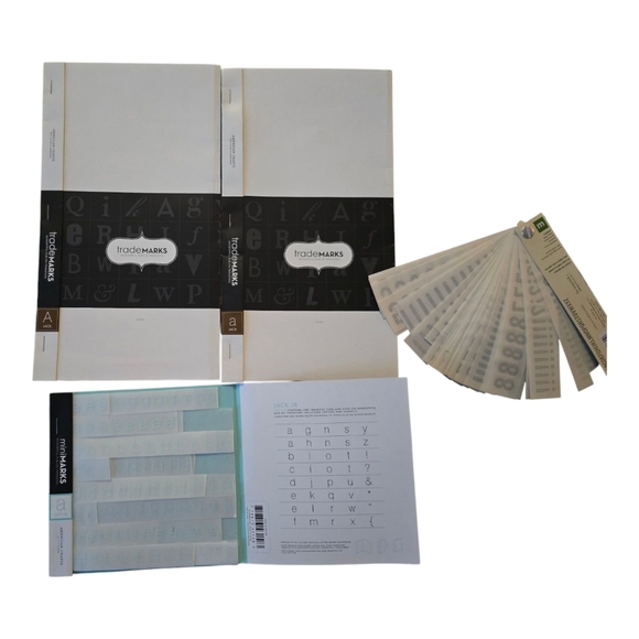 Making Memories Simply Stated And American Crafts Mini Marks Scrapbook Transfers - Picture 2 of 16